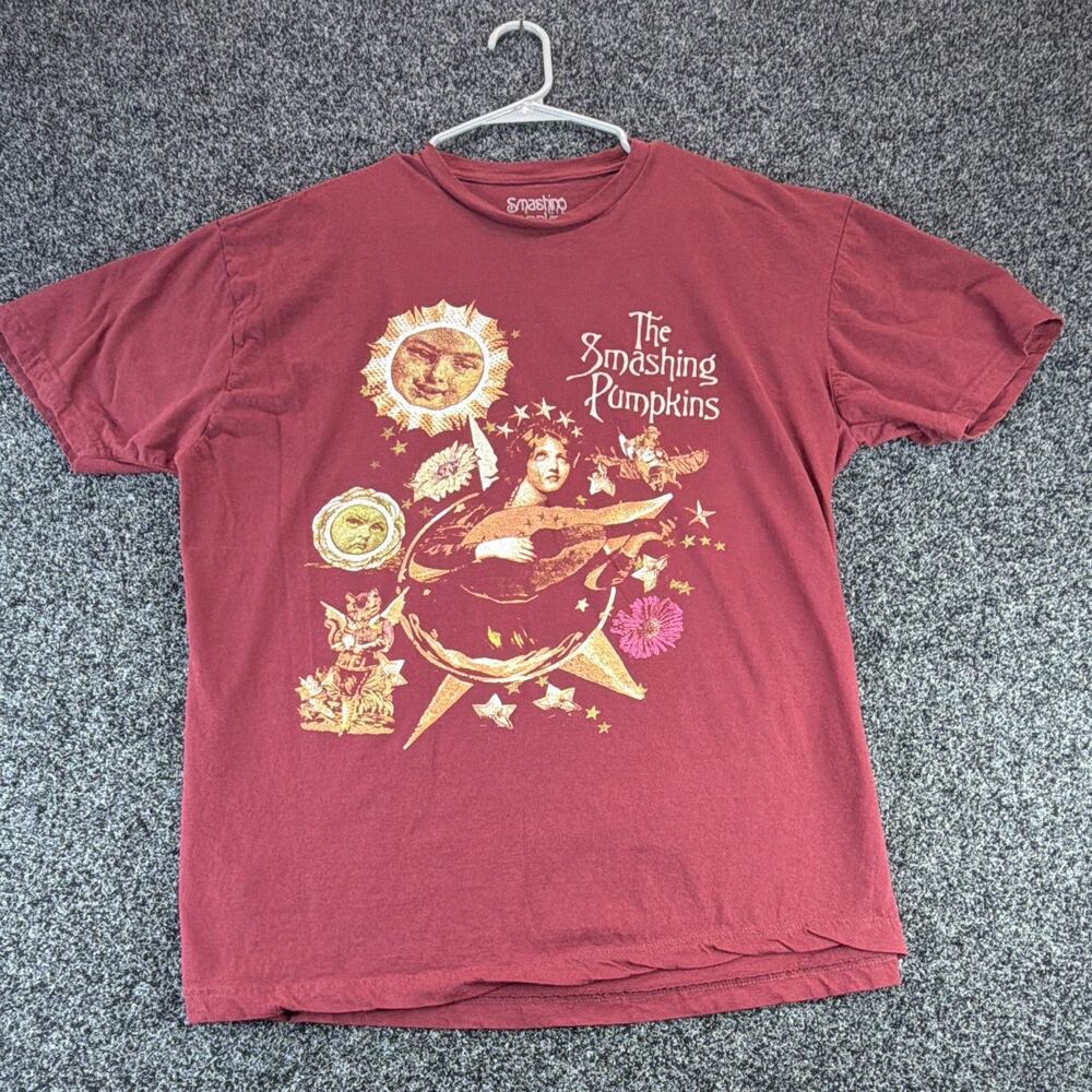 Smashing Pumpkins Maroon World Tour T-Shirt XXL 100% Cotton Made in Bangladesh